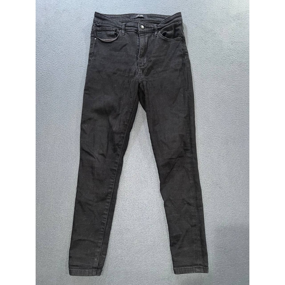Joe's Jeans Skinny Jeans 27 Black Excellent Faded Wash Stretch Denim A011549